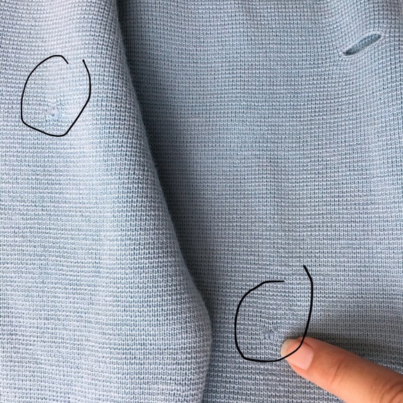 Vintage Wool Jacket in Blue made in Hong Kong Vintage size 14 or Small - Picture 5 of 5